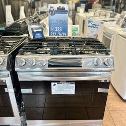 Samsung Slide In Gas Range 