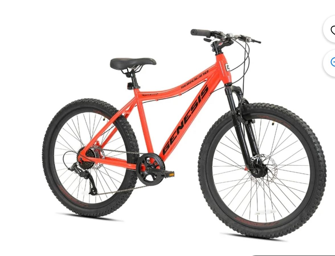 Genesis 26" Saracino Men's Mountain Bike, Red