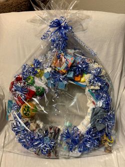 Handmade Pamper Baby Wreath