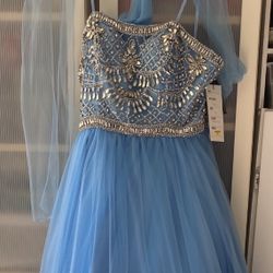 Blue Gown 