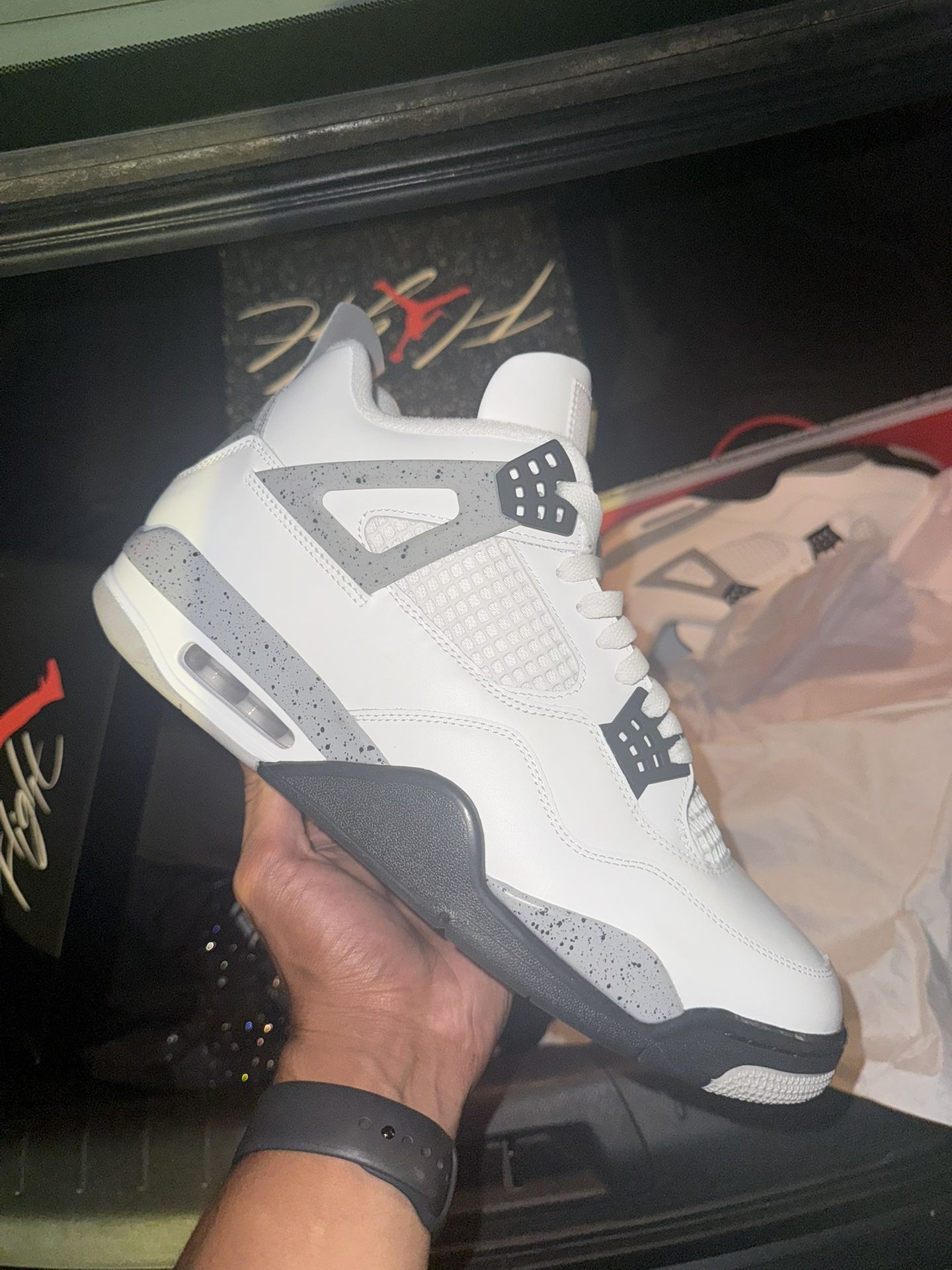 Jordan 4 “White Cement” Size 13