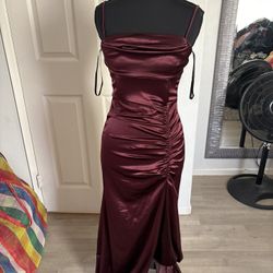 Burgundy Dress