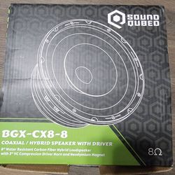 8" BGX Series Pro-Hybrid Mid w/ 3" Horns (2)