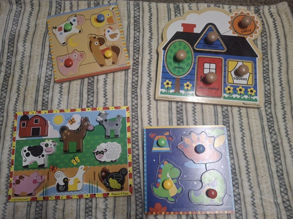 Wooden Puzzles For Babies And Toddlers