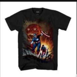 Captain America: The First Avenger Captain America and Bucky Barnes T-Shirt
