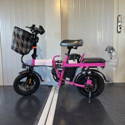 Folding electric bicycle