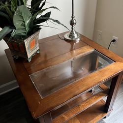 Real Wood Side Table