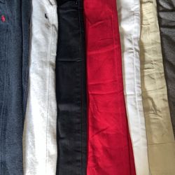 8pairs Of Pants Size 10/12 And 12 Skinny Fit 