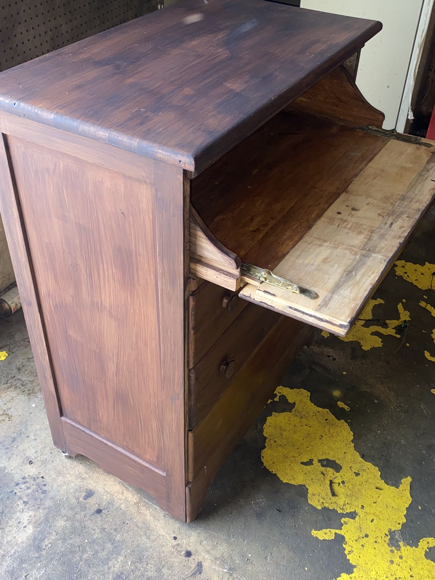 Antique Dresser/Desk (not Missing Knobs)