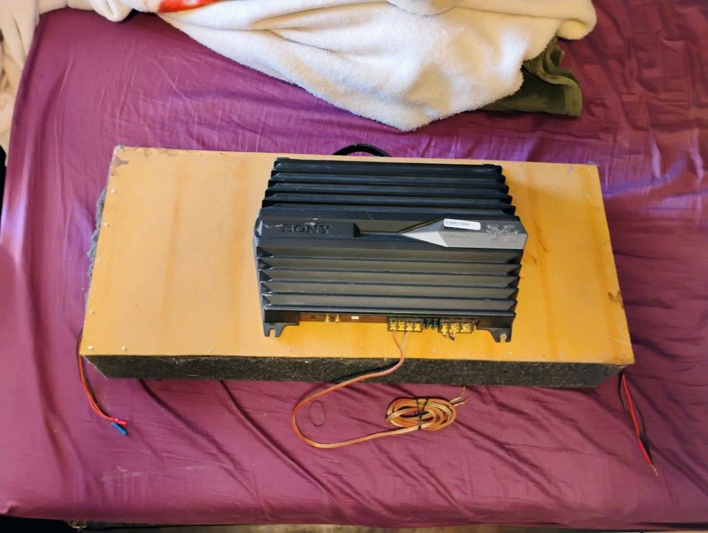 Sony 1000W Amplifier And Speakers For Vehicle