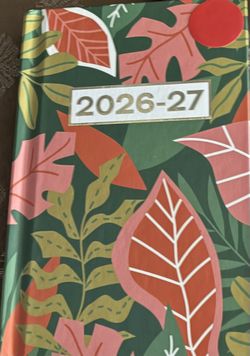 Two year Planner 2026-2027 with hard cover new