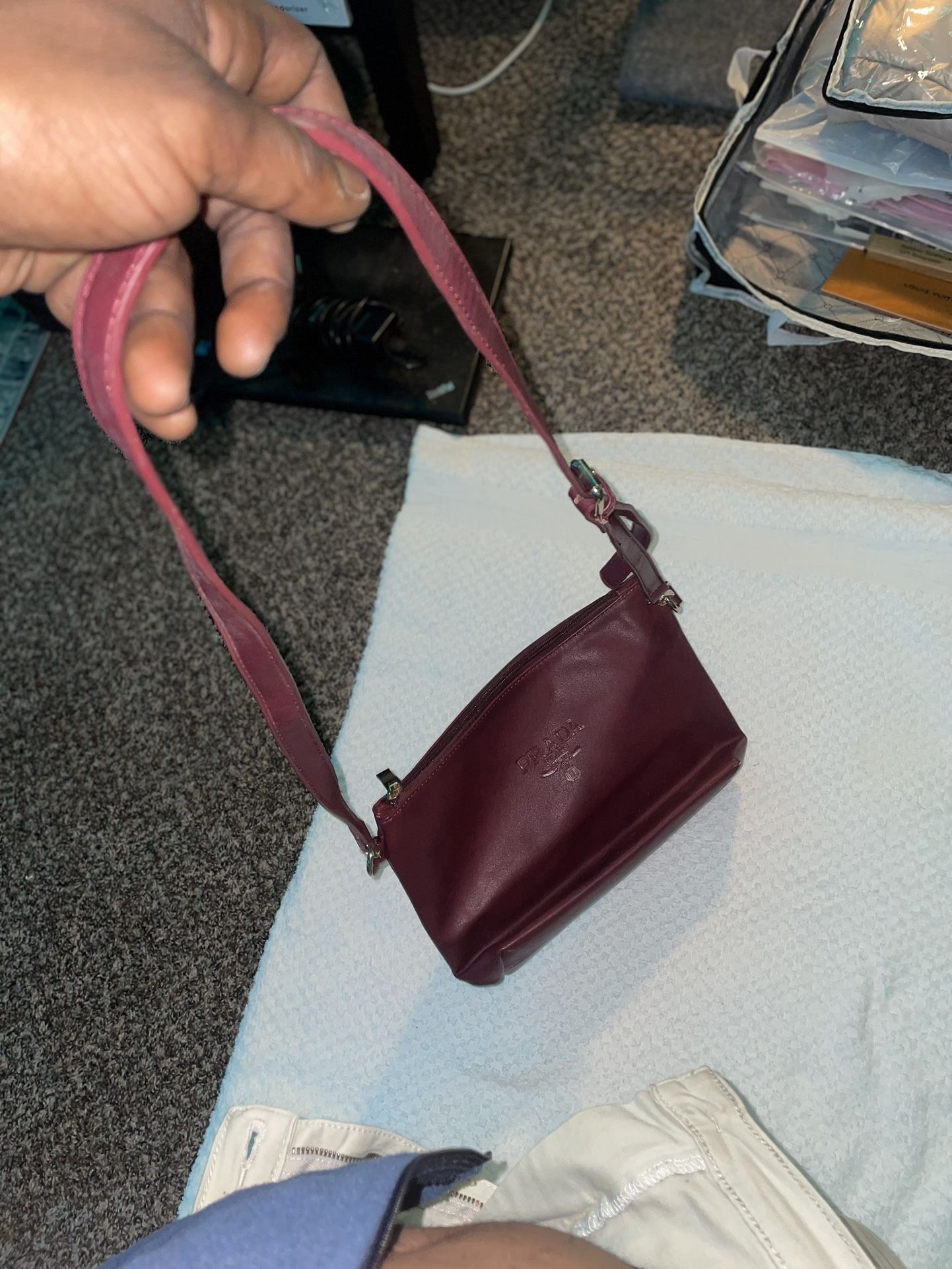 Burgundy Crossbody Bag