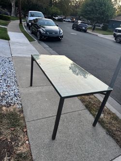 Glass table