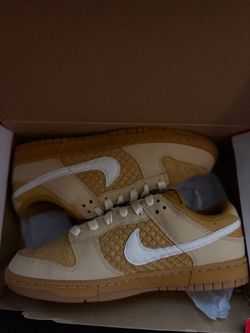 Nike Dunk Low Wheat Gold Sneakers