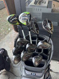 Mint condition Callaway big bertha and epic flash set with pristine OGIO bag men's/women's shafts