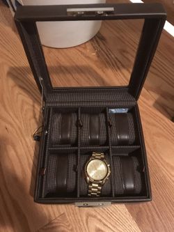 Michael Kors watch with case