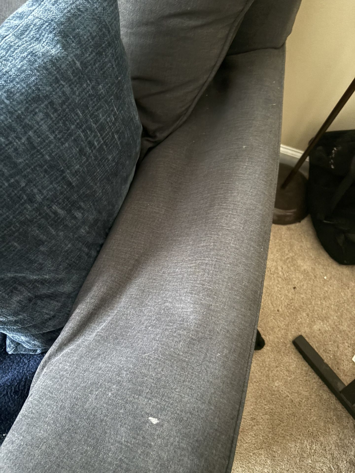 Soft Blue Couch