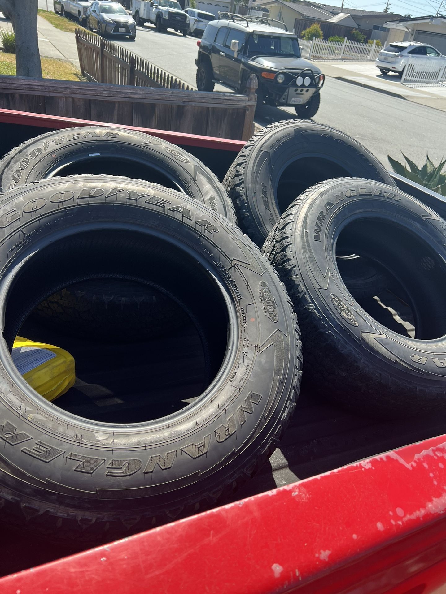 4-275/70R18 Goodyear A/T Tires