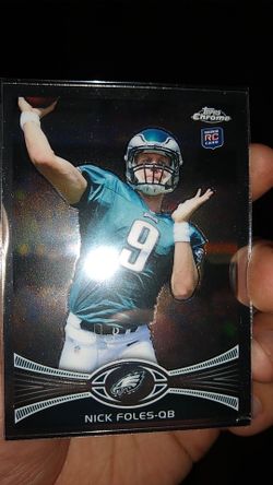 Chrome Nick Foles rookie card