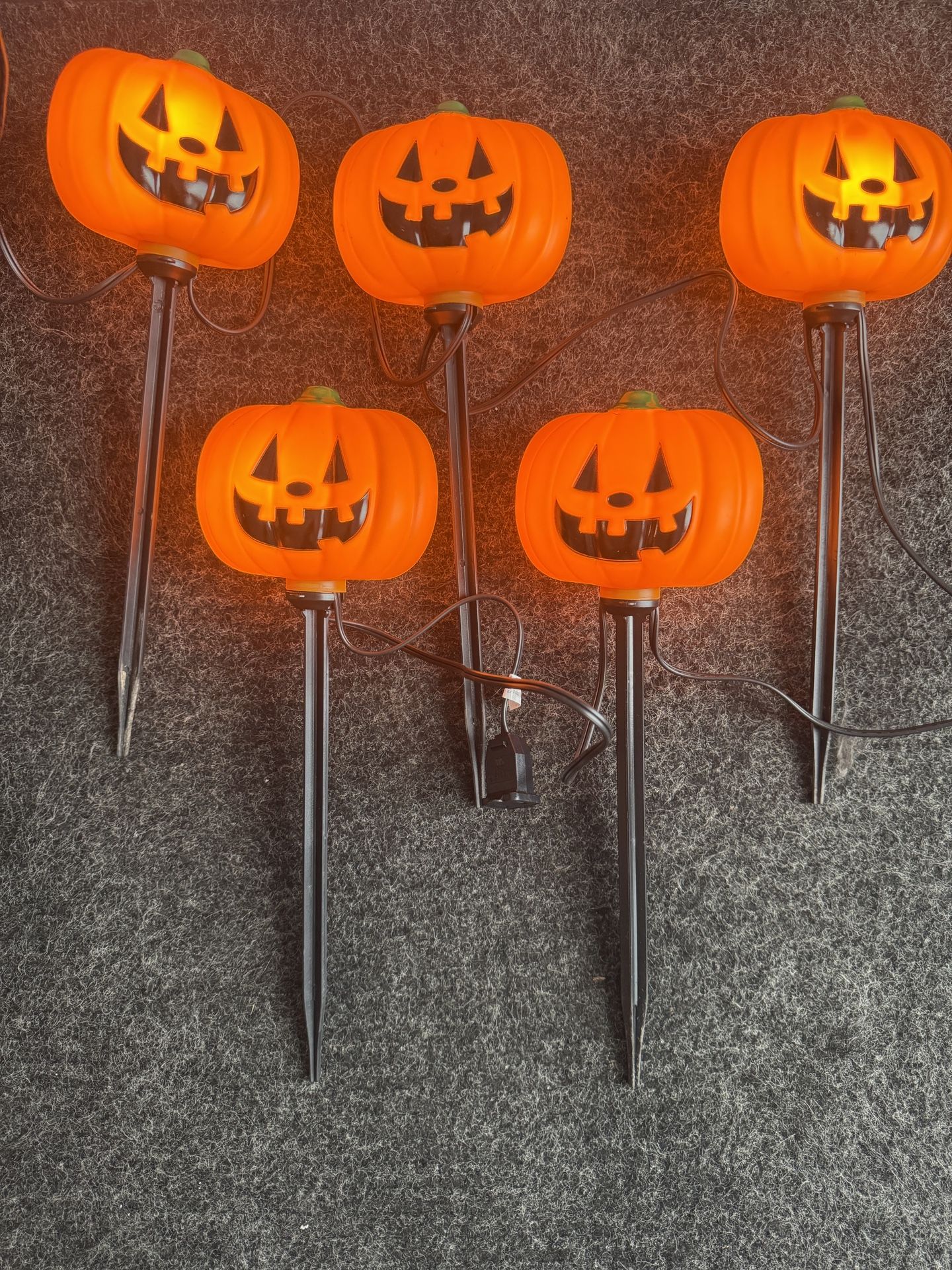 Halloween Pumpkin Pathway Lights