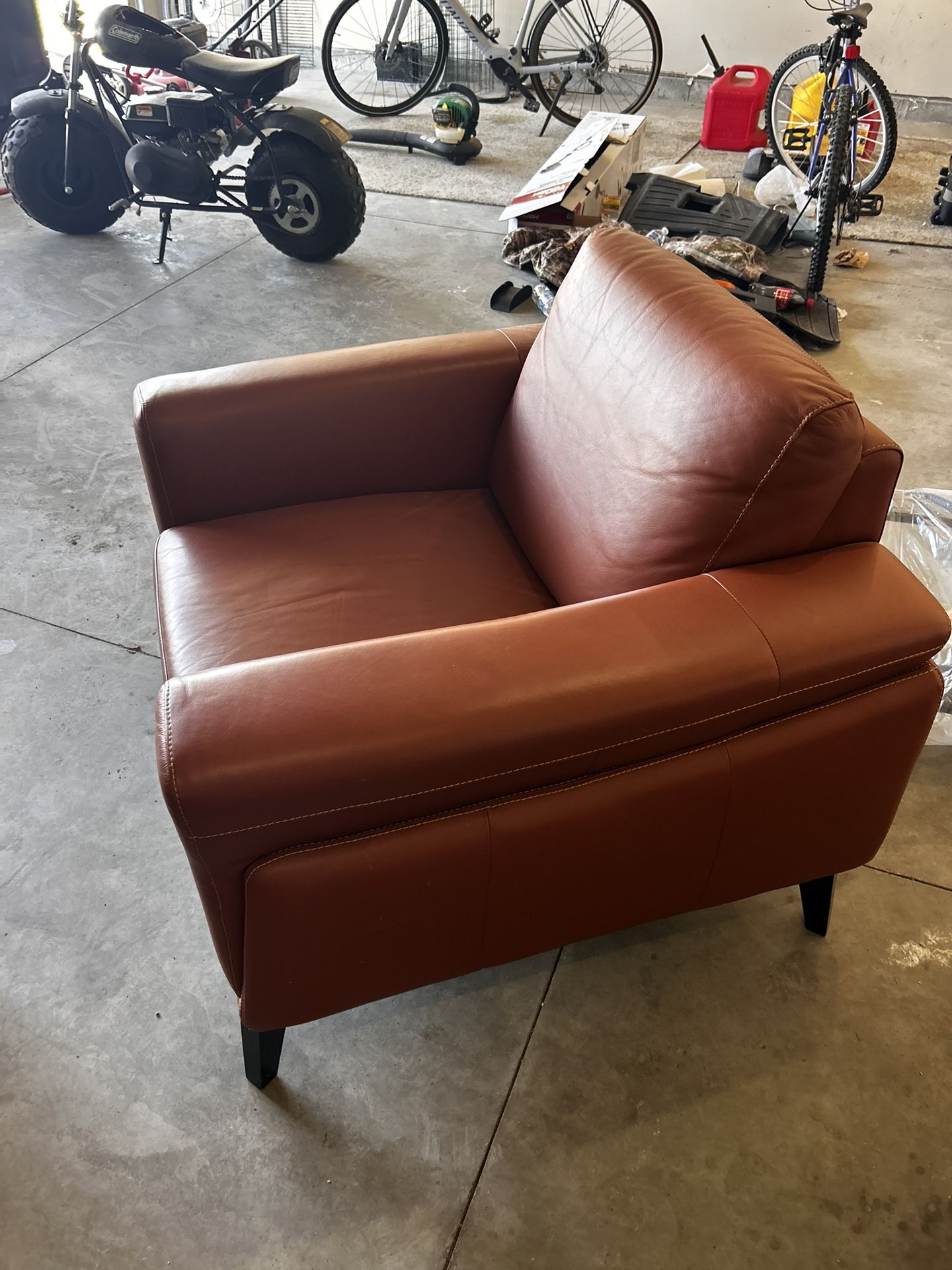 Love Seat And Single Sofa