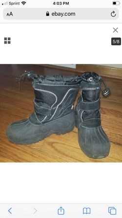 Sorel winter boots with lining ::: boys size(totes)6, men’s 13, women’s 10