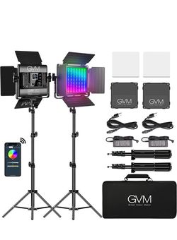GVM RGB LED Panel Video Light,