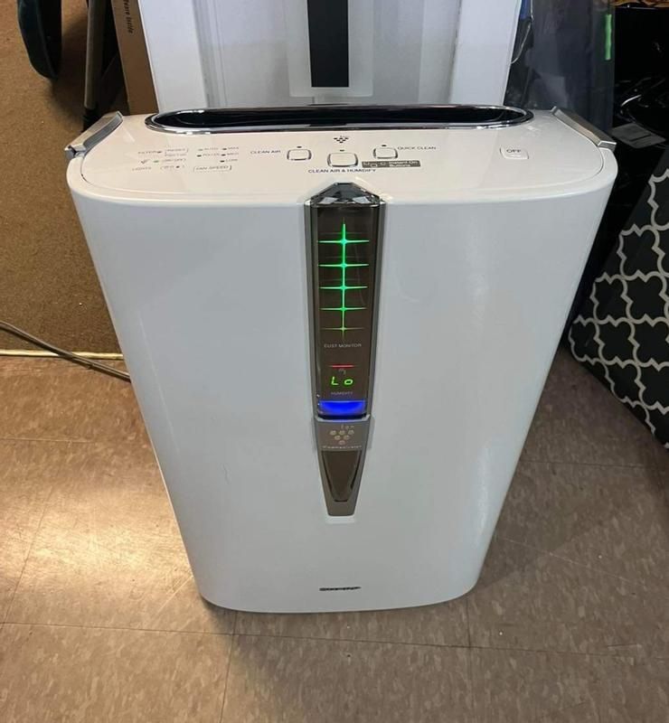 Sharp Plasmacluster Ion Air Purifier with True HEPA + Humidifier