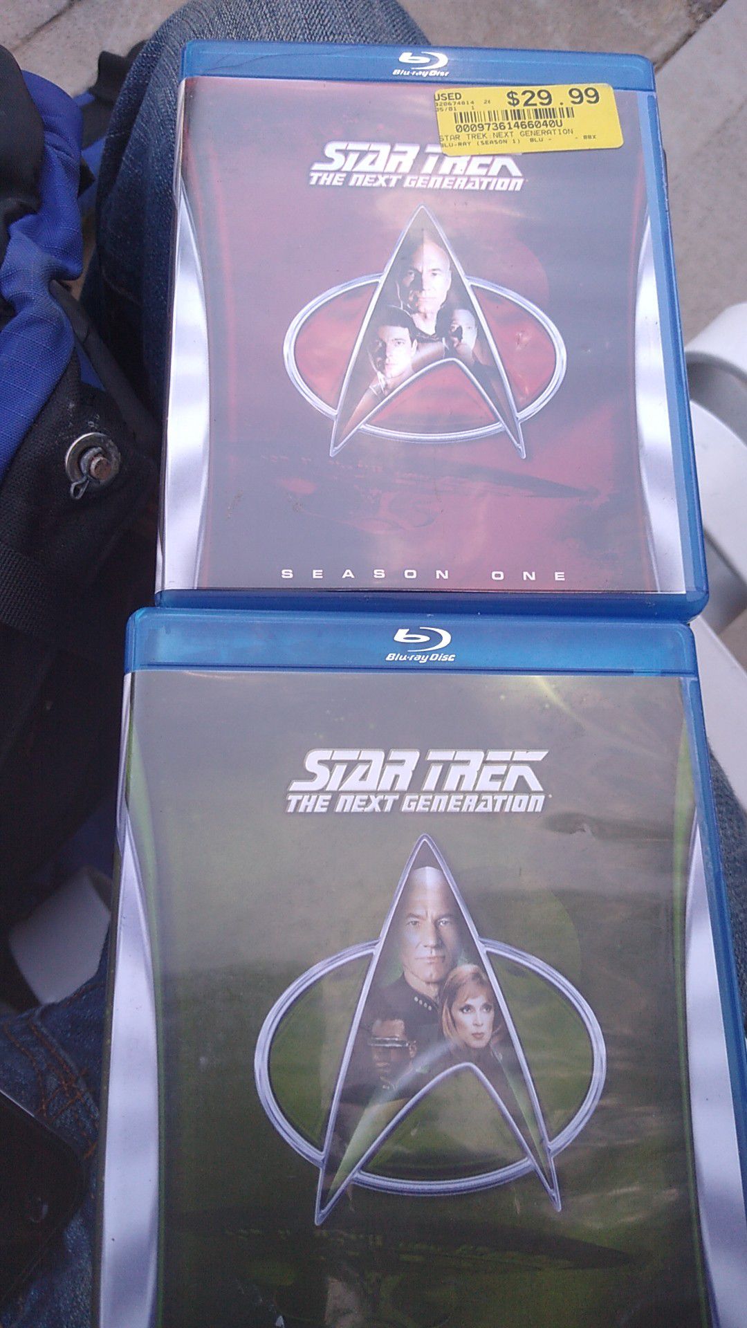 Star Trek the Next Generation Blu Ray Seasons 1 and 3