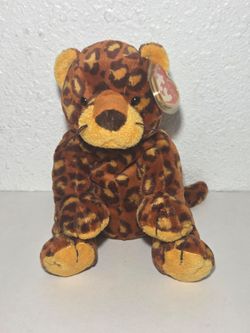 TY Pluffies - POKEY The Leopard New With Tags 2003 Plush