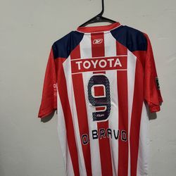 Chivas 2006-07 Home Omar Bravo Jersey (Medium Large XL 2X)