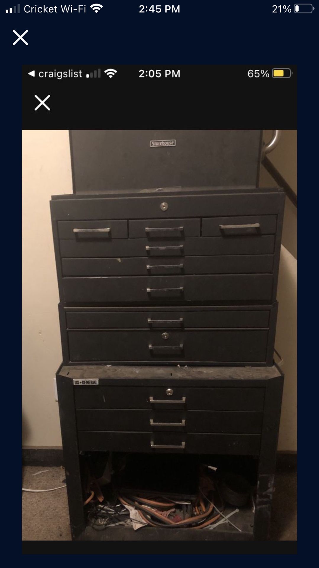 U.S. General 3 Piece Toolbox