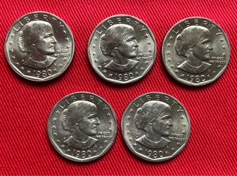 Susan B. Anthony Dollars Brilliant Uncirculated