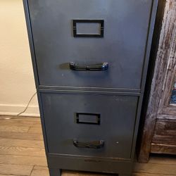 Steelmaster Vintage 2 Drawer File Cabinet 