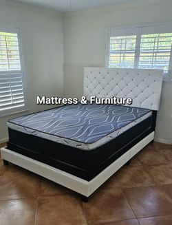 NEW QUEEN PILLOW TOP MATTRESS AND BOX SPRING 💯% QUALITY & CONFORM 👌