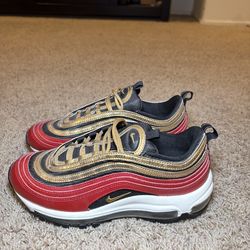 Nike Air Max 97 Black / Varsity Red / Metallic Gold