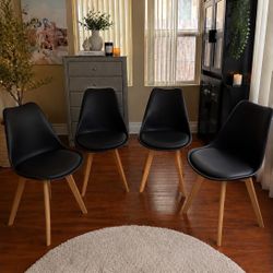 Set Of 4 Modern Dining Chairs — NEW IN BOX