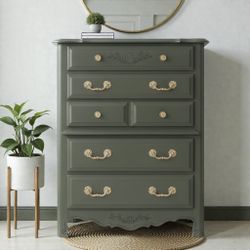 Vintage Green Dresser 