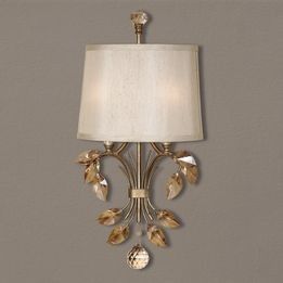 Uttermost Alenya 2 Light Gold Wall Sconce 22487 (Brand new)