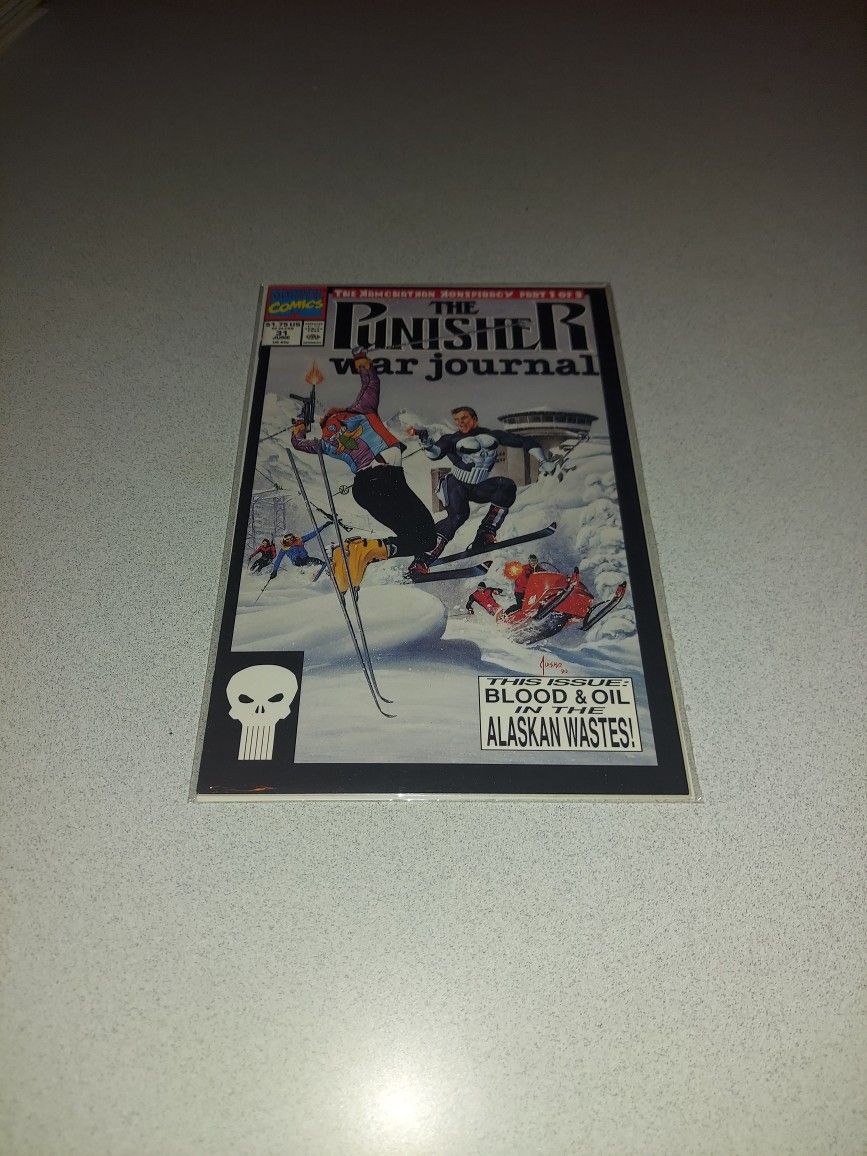 1991 THE PUNISHER WAR JOURNAL COMIC BAGGED AND BOARDED