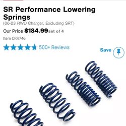 SR Lowering springs 