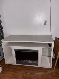 Tv stand- electric fire place