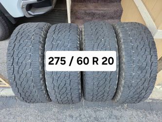 275 / 60 R 20 (4) TIRES BF GOODRICH