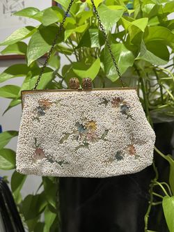 Vintage Beaded Purse By Ed B Robinson - Made In France