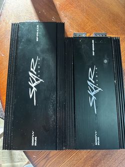 Skar amps 200$ for both