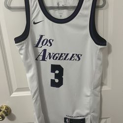Los Angeles Lakers Anthony Davis Nike White 2022/23 Swingman Jersey - City
