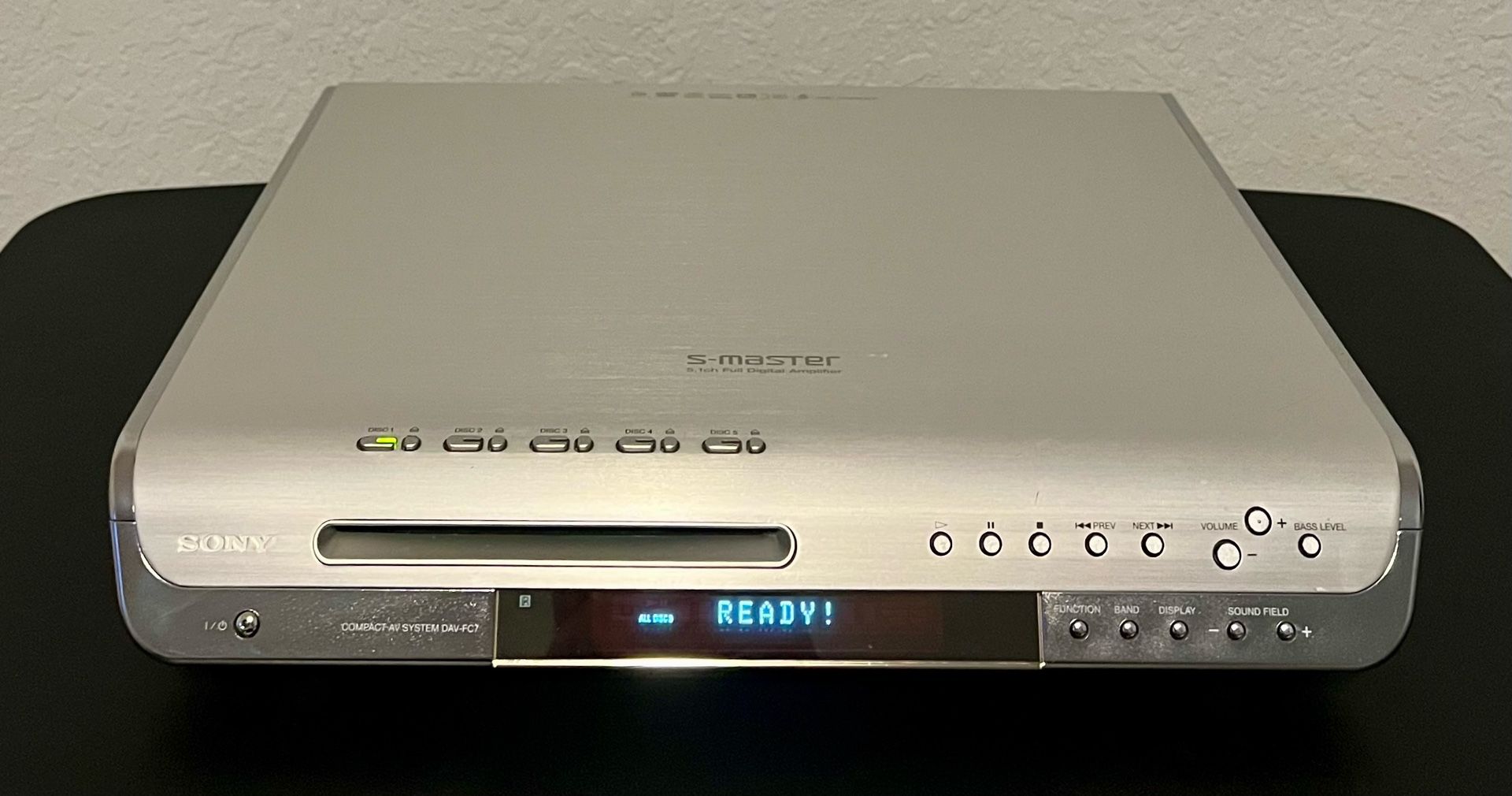 Sony Super Audio CD/DVD Receiver HCD-FC7 Home Theater Compact AV System