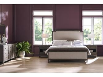 Montclair Cocoa/Silken Fog King Bed