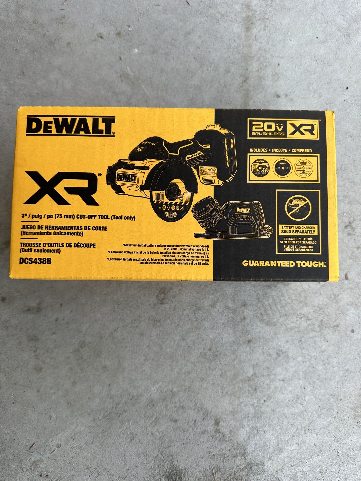 DEWALT 20V XR Cordless 3 in. Cut-Off Tool (Tool Only)