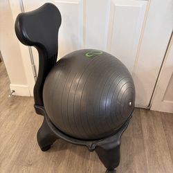 Balance ball chair